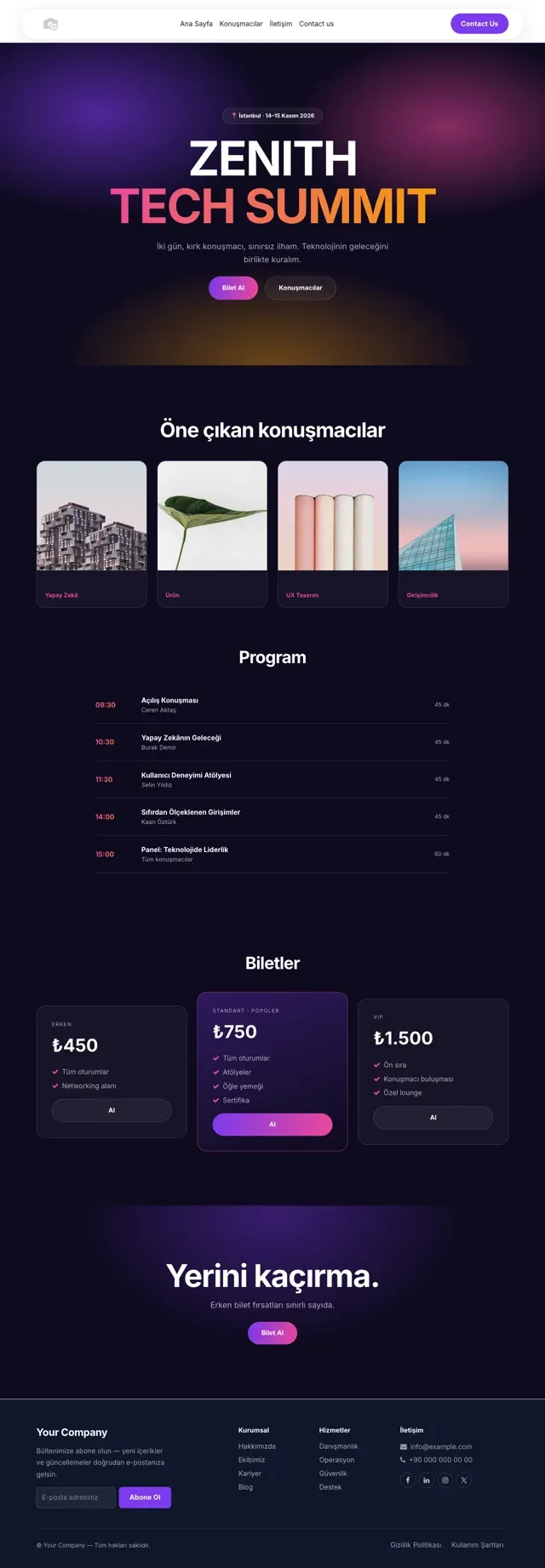 Zenith · Corporate Website Theme 7