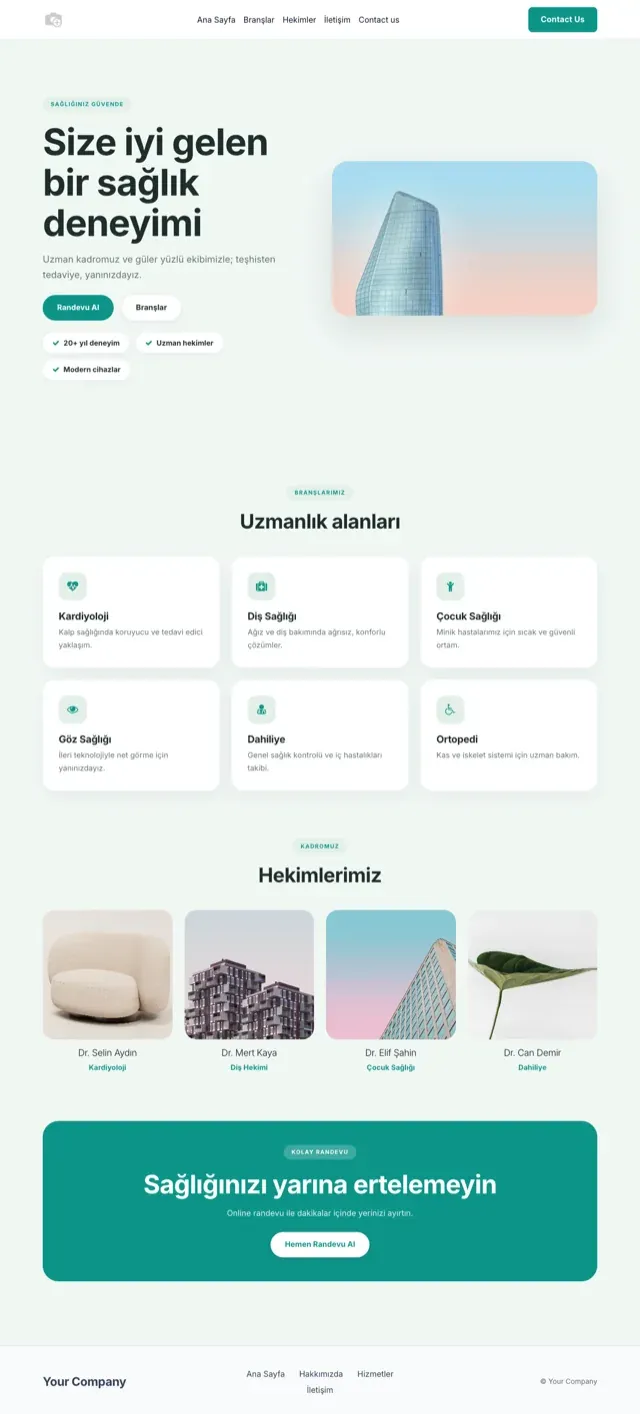 Zenith · Corporate Website Theme 8