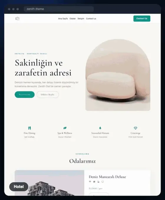 Zenith · Corporate Website Theme